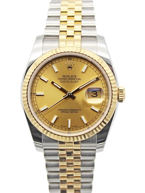 rolex datejust two tone 26mm|rolex 36mm datejust diamond bezel.